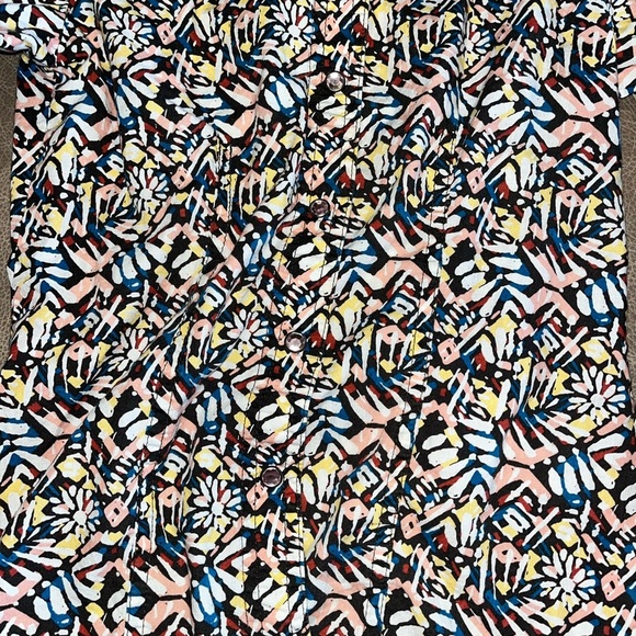 Western Wear Cowgirl Fall “Punchy" Print Girl's Shirt by Cruel Girl Small 6-7 - Picture 2 of 7